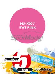 Number Five: Paint for airbrush - BWT Pink - 1 x 30ml - for LB Production reference LB-24094