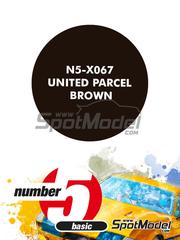 Number Five: Paint for airbrush - United Parcel Service UPS Brown - 1 x 30ml