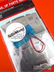Nunu: Detail up set 1/24 scale - BMW M6 GT3 - photo-etched parts, seatbelt fabric, turned metal parts and water slide decals - for Nunu references PN24001, PN24002, PN24003, PN24008, NU-24008, PN24027, NU24027, PN24027.OUTLET and PN24042 image