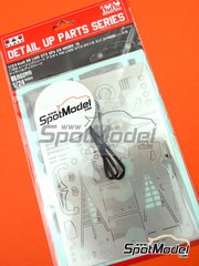 Nunu: Detail up set 1/24 scale - Audi R8 LMS GT3 - photo-etched parts, seatbelt fabric, turned metal parts, water slide decals and other materials - for Nunu references PN24004, NU-24004, PN24004, NUNPN24004, PN24024 and PN-24024 image
