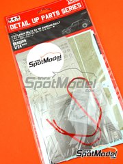 Nunu: Detail up set 1/24 scale - Lancia Delta S4 - metal parts, photo-etched parts, seatbelt fabric, turned metal parts, water slide decals and assembly instructions - for Beemax Model Kits references B24020, 09885, 098851 and BX24034, or Nunu references PN24005 and PN24030 image