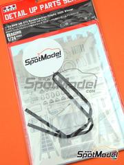 Nunu: Detail up set 1/24 scale - BMW M6 GT3 sponsored by Playstation - Adenauer ADAC Rundstrecken-Trophy 2020 - metal parts, photo-etched parts, seatbelt fabric, turned metal parts, water slide decals and assembly instructions - for Nunu references PN24027 and NU24027 image