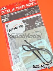 Nunu: Set de mejora y detallado escala 1/24 - BMW 320i E46 - Campeonato Europeo de Turismos ETCC 2004 - fotograbados, tela de cinturones, calcas de agua y manual de instrucciones - para las referencias de Nunu PN24033 y NU-24033