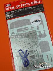 Nunu: Set de mejora y detallado escala 1/24 - Volvo S40 - Campeonato Ingls de Turismos - BTCC 1997 - piezas de metal, fotograbados, tela de cinturones, piezas de metal torneado, calcas de agua y manual de instrucciones - para la referencia de Nunu PN24034