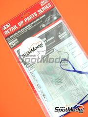 Nunu: Set de mejora y detallado escala 1/24 - BMW 320si E90 - Campeonato del Mundo de Turismos (WTCC) 2008 - fotograbados, tela de cinturones, calcas de agua y manual de instrucciones - para las referencias de Nunu PN24037, NU-24037 y PN24037-UNBOX