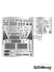 Nunu: Set de mejora y detallado escala 1/24 - BMW M4 GT3 2025 - fotograbados, piezas de metal torneado, calcas de agua y manual de instrucciones - para la referencia de Nunu PN24057