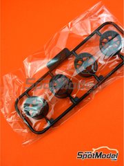 Nunu: Spare part 1/24 scale - BMW M6 GT3: Sprue W - plastic parts - for Nunu reference PN24001