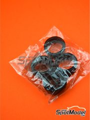 Nunu: Spare part 1/24 scale - BMW M6 GT3: Tyres - rubber parts - for Nunu reference PN24001