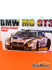 Nunu: Car scale model kit 1/24 scale - BMW M6 GT3 ROWE Racing Team #99 - Alexander Sims (GB) + Philipp Eng (AT) + Maxime Martin (BE) - TotalEnergies 24 hours of Spa 2016 - plastic parts, rubber parts, water slide decals, assembly instructions and painting instructions