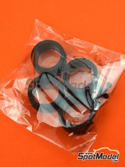 Nunu: Spare part 1/24 scale - Audi R8 LMS GT3: Tyres - rubber parts - for Nunu references PN24004, NU-24004, PN24004 and NUNPN24004