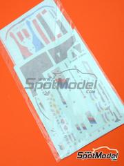 Nunu: Spare part 1/24 scale - BMW M8 GTE: Decals - water slide decals - for Nunu references PN24010 and NU-24010 image