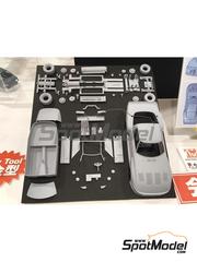 Nunu: Car scale model kit 1/24 scale - Mazda RX-7 Mazdaspeed Team sponsored by JUN #38 - Win Percy (GB) + Yojiro Terada (JP) + Hiroshi Fushida (JP) - 24 Hours Le Mans 1981 - plastic parts, rubber parts, water slide decals, assembly instructions and painting instructions image