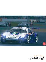 Nunu: Car scale model kit 1/24 scale - Porsche 911 991 GT3 RSR Porsche GT Team #91 - Richard Lietz (AT) + Gianmaria Bruni (IT) + Frdric 'Mako' Makowiecki (FR) - 24 Hours Le Mans 2018 - paint masks, plastic parts, rubber parts, water slide decals, assembly instructions and painting instructions