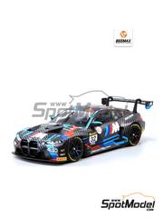 Nunu: Maqueta de coche escala 1/24 - BMW M4 GT3 Equipo WRT patrocinado por Skechers N 32 - Augusto Farfus (BR) + Kelvin Van der Linde (ZA) + Sheldon Van Der Linde (ZA) - 12 horas de Bathurst 2025 - piezas de plstico, piezas de goma, calcas de agua, manual de instrucciones e instrucciones de pintado