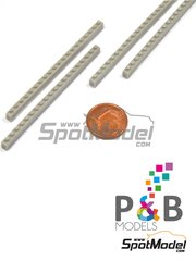 P and B Models: Detail 1/24 scale - Truck bolts - resin parts