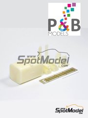 P and B Models: Detail up set 1/24 scale - DAF XF 105 - photo-etched parts and resin parts - for Italeri reference 3842