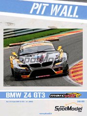 Pit Wall: Marking / livery 1/24 scale - BMW Z4 GT3 sponsored by VDS Racing #40 - Bas Leinders (BE) + Maxime Martin (BE) + Marc Hennerici (DE) - 24 Hours SPA Francorchamps 2011 - for Fujimi references FJ126081 and RS-0