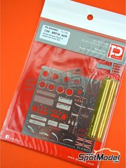 Plamoz: Detail up set 1/24 scale - Dodge Viper SRT 10 ACR - photo-etched parts, resin parts, other materials and assembly instructions - for Revell reference REV07079