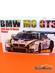Platz: Model car kit 1/24 scale - BMW M6 GT3 ROWE Racing Team #99 - 24 Hours SPA Francorchamps 2016 - plastic parts, rubber parts, water slide decals, assembly instructions and painting instructions