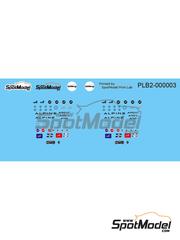 Print Lab Decals: Decals 1/24 scale - Alpine A110 2018 - water slide decals manufactured with digital technology - for Print Lab 3D reference PLB3-000003