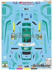 Print Lab Decals: Marking / livery 1/27 scale - Audi R8 LMS GT3 Land-Motorsport Team sponsored by Mann Filter #28 - Christopher Haase (DE) + Luca-Sandro Trefz (DE) - ADAC GT Masters 2021 - water slide decals manufactured with digital technology