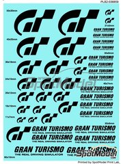 Print Lab Decals: Logotipos - Gran Turismo - calcas de agua fabricadas con tecnologa digital