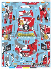 Print Lab Decals: Marking / livery 1/27 scale - Audi R8 LMS GT3 Audi Hong Kong Team sponsored by Aape #30 - Marchy Lee (HK) - Macau FIA GT World Cup Championship 2015 - water slide decals manufactured with digital technology