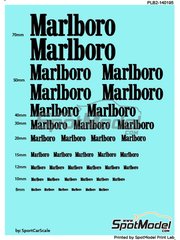 Print Lab Decals: Logotypes - Marlboro - water slide decals manufactured with digital technology