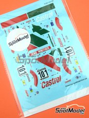 Print Lab Decals: Decoraci�n escala 1/24 -  BMW M1 Equipo Jens Winther patrocinado por Castrol N� 101 - Jens Winther (DK) + David Mercer (GB) + Lars-Viggo Jensen (DK) - 24 Horas de Le Mans 1984 - calcas de agua fabricadas con tecnolog�a digital - para las referencias de Italeri 3643, IT3643 y 3643.OUTLET