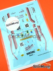 Print Lab Decals: Decoracin escala 1/24 - Porsche Kremer 935 K3 Equipo Whittington Bros Racing patrocinado por Sun System N 85 - Hurley Haywood (US) + Dale Whittington (US) + Don Whittington (US) - 24 Horas de Le Mans 1980 - calcas de agua fabricadas con tecnologa digital - para las referencias de Nunu PN24006 y PN24029