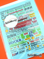 Print Lab Decals: Decoraci�n escala 1/24 - BMW M1 Equipo Racingteam J�rgensen patrocinado por Hans J�rgensen & Sohn N� 39, 88 - Hans Christian J�rgensen (DE) - 1000 kil�metros de Brands Hatch, Falkenberg  1983 y 1984 - calcas de agua fabricadas con tecnolog�a digital - para las referencias de Italeri 3643, IT3643 y 3643.OUTLET