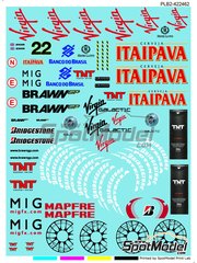 Print Lab Decals PLB2-126251: Marking / livery 1/18 scale