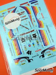 Print Lab Decals: Decoracin escala 1/24 -  Porsche Kremer 935 K3 Equipo T-Bird Swap Shop N 41 - Preston Henn (US) + Marcel Mignot (FR) + Michael Chandler (US) - 24 Horas de Le Mans 1981 - calcas de agua fabricadas con tecnologa digital - para las referencias de Nunu PN24006 y PN24029