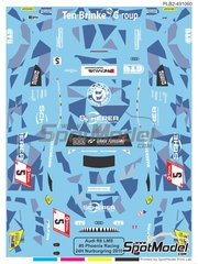 Print Lab Decals: Marking / livery 1/27 scale - Audi R8 LMS GT3 Phoenix Racing Team sponsored by Scherer #5 - Jeroen Bleekemolen (NL) + Vincent Kolb (DE) + Kim-Luis Schramm (DE) + Frank Stippler (DE) - 24 Hours N&uuml;rburgring 2019 - water slide decals manufactured with digital technology image