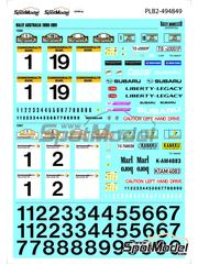 Print Lab Decals: Decals 1/24 scale - Rally Australia 1990-1991 - water slide decals manufactured with digital technology