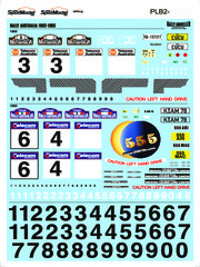 Print Lab Decals: Marking / livery 1/24 scale - Rally Australia 1992-1993 - water slide decals manufactured with digital technology