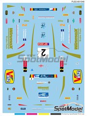 Print Lab Decals: Decoracin escala 1/24 - Ford Fiesta S2000 Equipo Symtech Racing patrocinado por Winmax N 2 - Hayden Paddon (NZ) + John Kennard (NZ) - Rally Geko Ypres 2013 - calcas de agua fabricadas con tecnologa digital - para la referencia de Belkits BEL-002