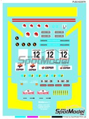 Print Lab Decals PLB2-126251: Marking / livery 1/18 scale