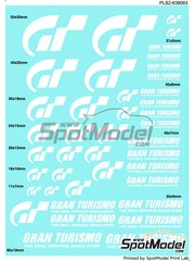 Print Lab Decals: Logotipos - Gran Turismo - calcas de agua fabricadas con tecnologa digital