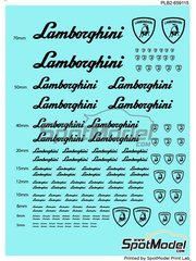 Print Lab Decals: Logotipos - Lamborghini - calcas de agua fabricadas con tecnologa digital