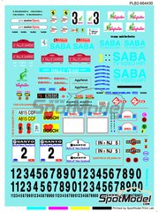 Print Lab Decals: Marking / livery 1/24 scale - Audi + Ferrari + Porsche WRC #2, 3 1983 and 1986 - water slide decals manufactured with digital technology
