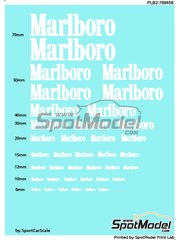 Print Lab Decals: Logotypes - Marlboro - water slide decals manufactured with digital technology