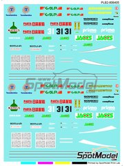 Print Lab Decals: Decoraci�n escala 1/20 - Coloni C4 Equipo Coloni Racing patrocinado por Mateus Jaccs N� 31 - Pedro Matos Chaves (PT), Naoki Hattori (JP) - Gran Premio de F�rmula 1 de Australia, Gran Premio de F�rmula 1 de Hungria, Gran Premio de F�rmula 1 de los Estados Unidos de Am�rica 1991 - calcas de agua fabricadas con tecnolog�a digital