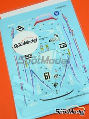 Print Lab Decals: Decoracin escala 1/24 - Porsche 934 Turbo RSR Equipo ASA Cachia patrocinado por TS Batteries N 61 - Jean-Claude Andruet (FR) + Jacques Borras (FR) + Henri Cachia (FR) - 24 Horas de Le Mans 1976 - calcas de agua fabricadas con tecnologa digital - para las referencias de Revell REV07031, REV07031.OUTLET, REV07032, REV07685 y REV07685.OUTLET, o las referencias de Tamiya TAM24328 y TAM24334