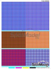 Print Lab Decals: Decals 1/24 scale - Tartan for seats - water slide decals manufactured with digital technology image