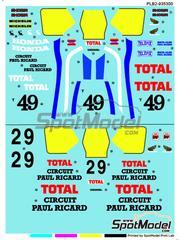 Print Lab Decals: Marking / livery 1/12 scale - Honda RS 500 #29, 49 - Raymond Roche (FR) - Motorcycle World Championship 1983 - water slide decals manufactured with digital technology - for Tamiya references TAM14032, TAM14042, TAM14050 and TAM14125