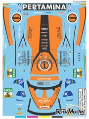 Print Lab Decals: Marking / livery 1/27 scale - Lamborghini Huracan GT3 Orange1 Team sponsored by Pertamina #63 - Christian Engelhart (DE) + Mirko Bortolotti (IT) - Red Bull Ring ADAC GT Masters 2019 - water slide decals manufactured with digital technology