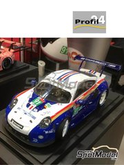 Profil24: Car scale model kit 1/12 scale - Porsche 911 RSR Porsche Motorsport GT  Team sponsored by Rothmans #91 - Gianmaria Bruni (IT) + Frdric 'Mako' Makowiecki (FR) + Richard Lietz (AT) - 12 Hours Sebring, 24 Hours Le Mans 2018 - metal parts, photo-etched parts, resin parts, rubber parts, seatbelt fabric, vacuum formed parts, water slide decals, other materials, assembly instructions and painting instructions