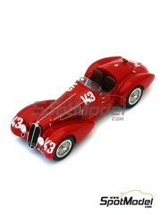 Profil24: Car scale model kit 1/24 scale - Alfa 2900 B #143 - Clemente Biondetti (IT) + Aldo Stefani (IT) - Mille Miglia 1938 - photo-etched parts, resin parts, rubber parts, turned metal parts, water slide decals, white metal parts and assembly instructions