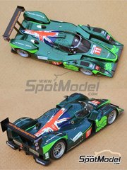 Profil24: Car scale model kit 1/24 scale - Lola B09/60 DBR1-2 sponsored by Drayson Racing #8, 11 - Paul Dryson (GB) + Jonny Cocker (GB) - 24 Hours Le Mans 2010 - resin multimaterial kit